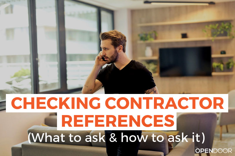 Checking Contractor References